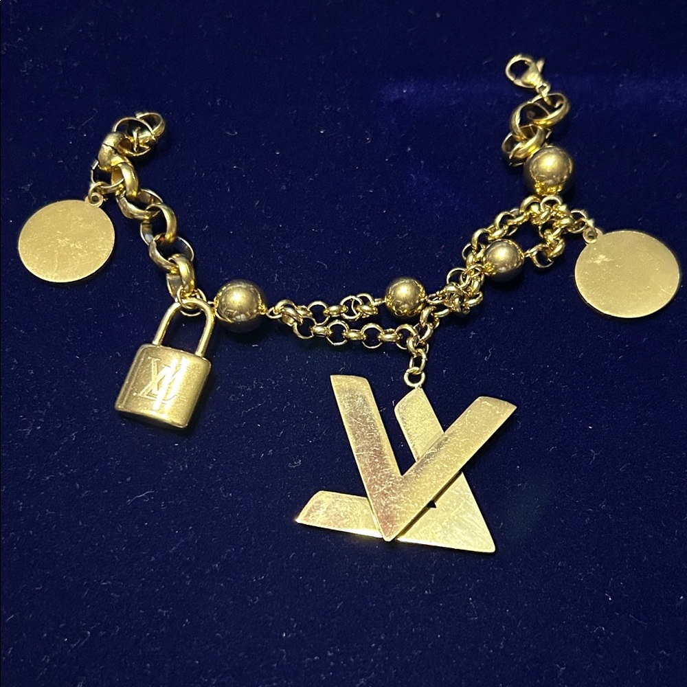 Gold Charm Bracelet